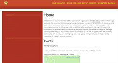 Desktop Screenshot of columbusroadrunners.org